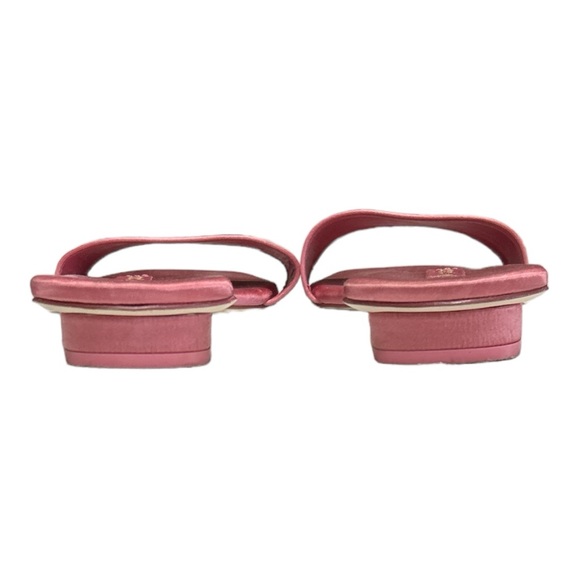 Cult Gaia Maya Satin Flat Sandal Shoe Rose 39.5 - Picture 6 of 10